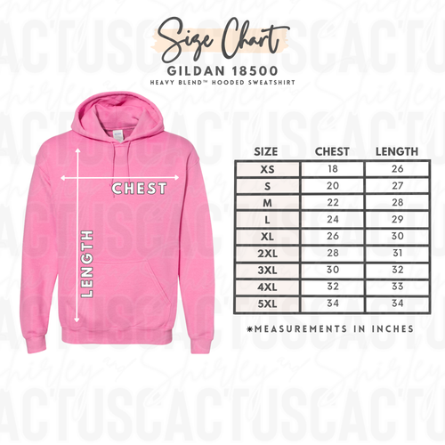 Adult Unisex Hooded Sweatshirt - Gildan
