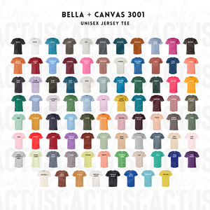Adult Unisex Tee Shirt - Bella & Canvas