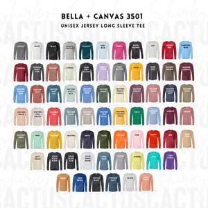 Adult Unisex Long Sleeve - Bella & Canvas