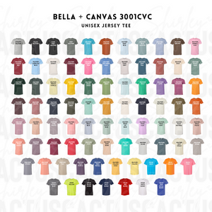 Adult Unisex Tee Shirt - Bella & Canvas