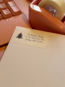 Christmas Return Address Labels