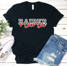 Raider Mama on Black Tee - LPA