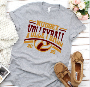 Hawley Nugget Volleyball 2025 on Sport Athletic Gray