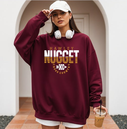 XC Cross Country on Maroon Hawley Nuggets