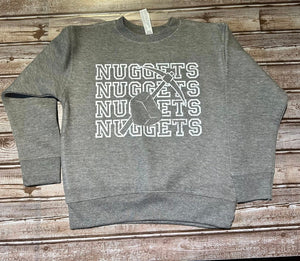 Hawley MN Nugget White Logo on Gray