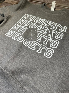Hawley MN Nugget White Logo on Gray