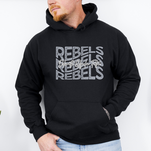 DGF Rebels x3 Gray Design on Black