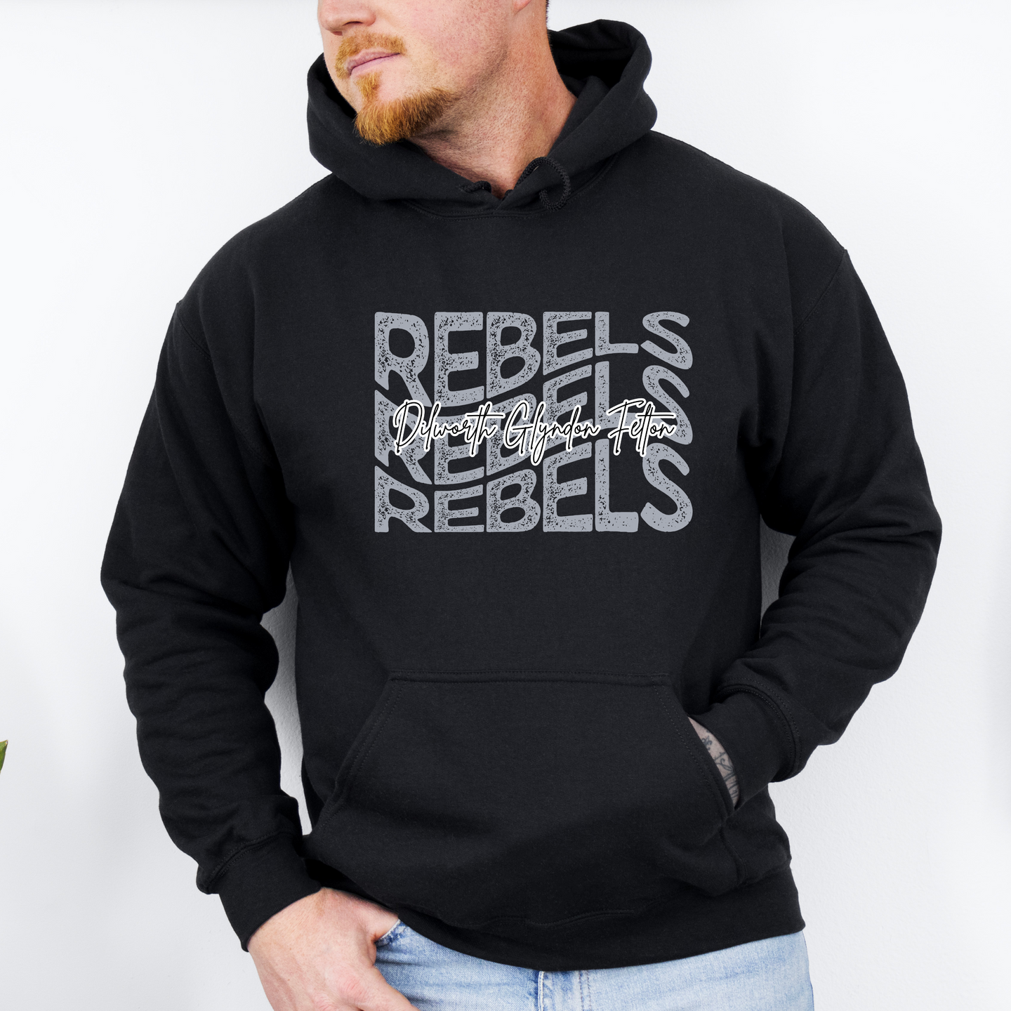 DGF Rebels x3 Gray Design on Black