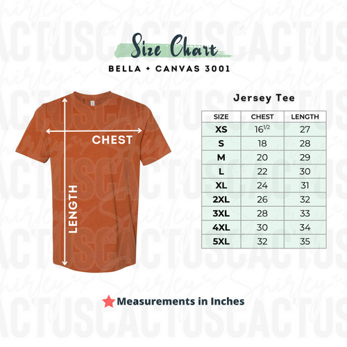 Adult Unisex Tee Shirt - Bella & Canvas