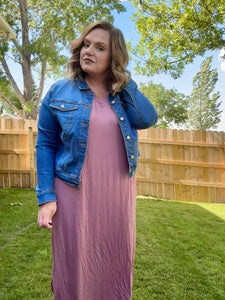 Floor Length Pink Maxi Dress