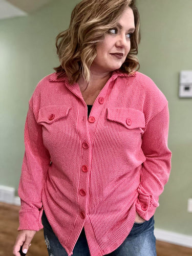 Soft Pink Shacket