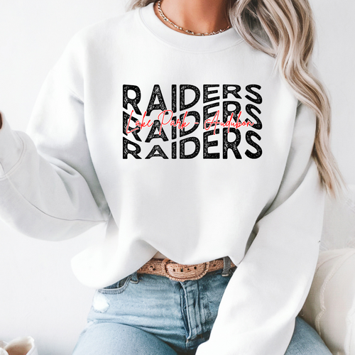 LPA Raiders x3 Design on White