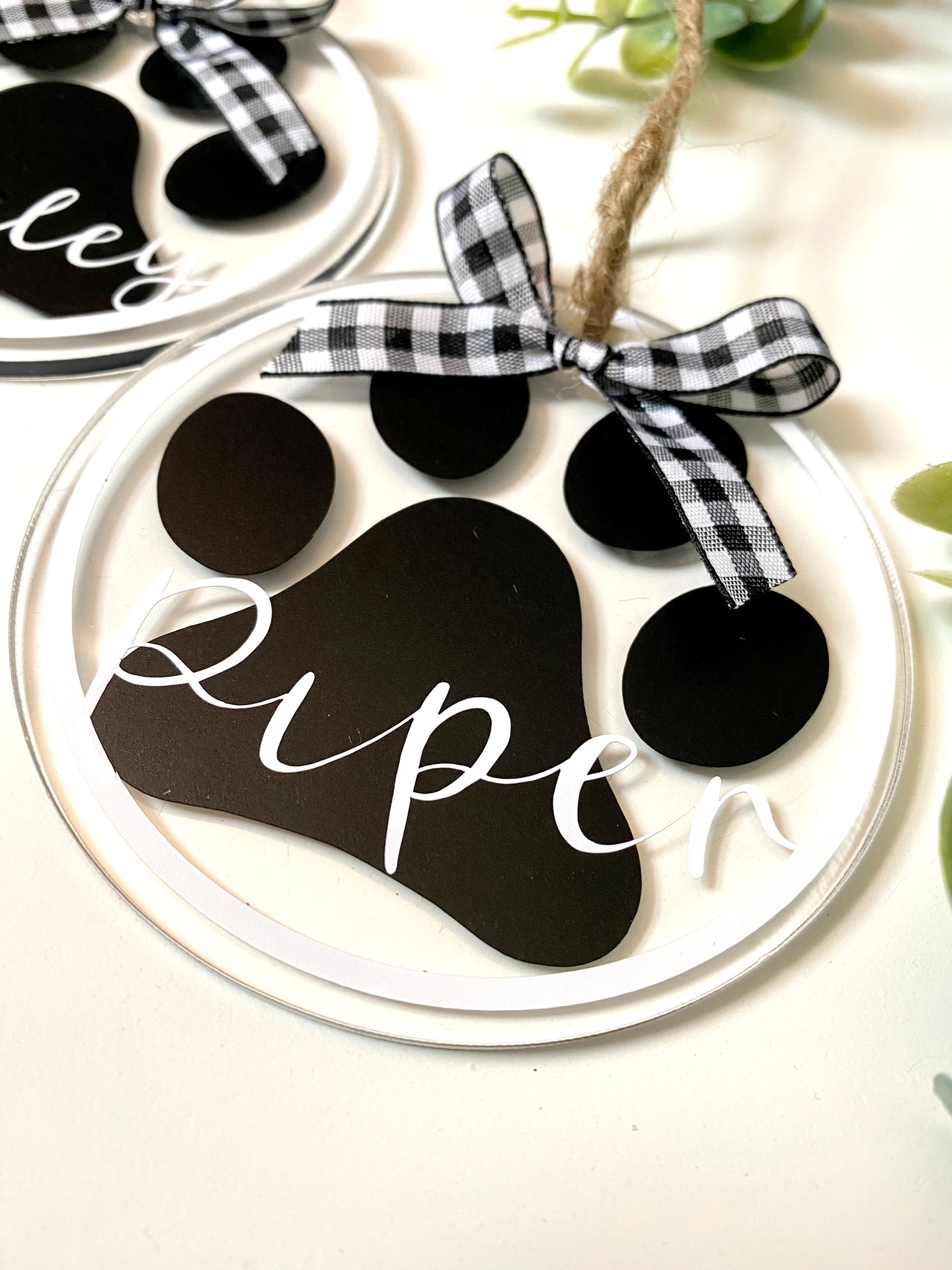 Personalized Animal Acrylic Ornament